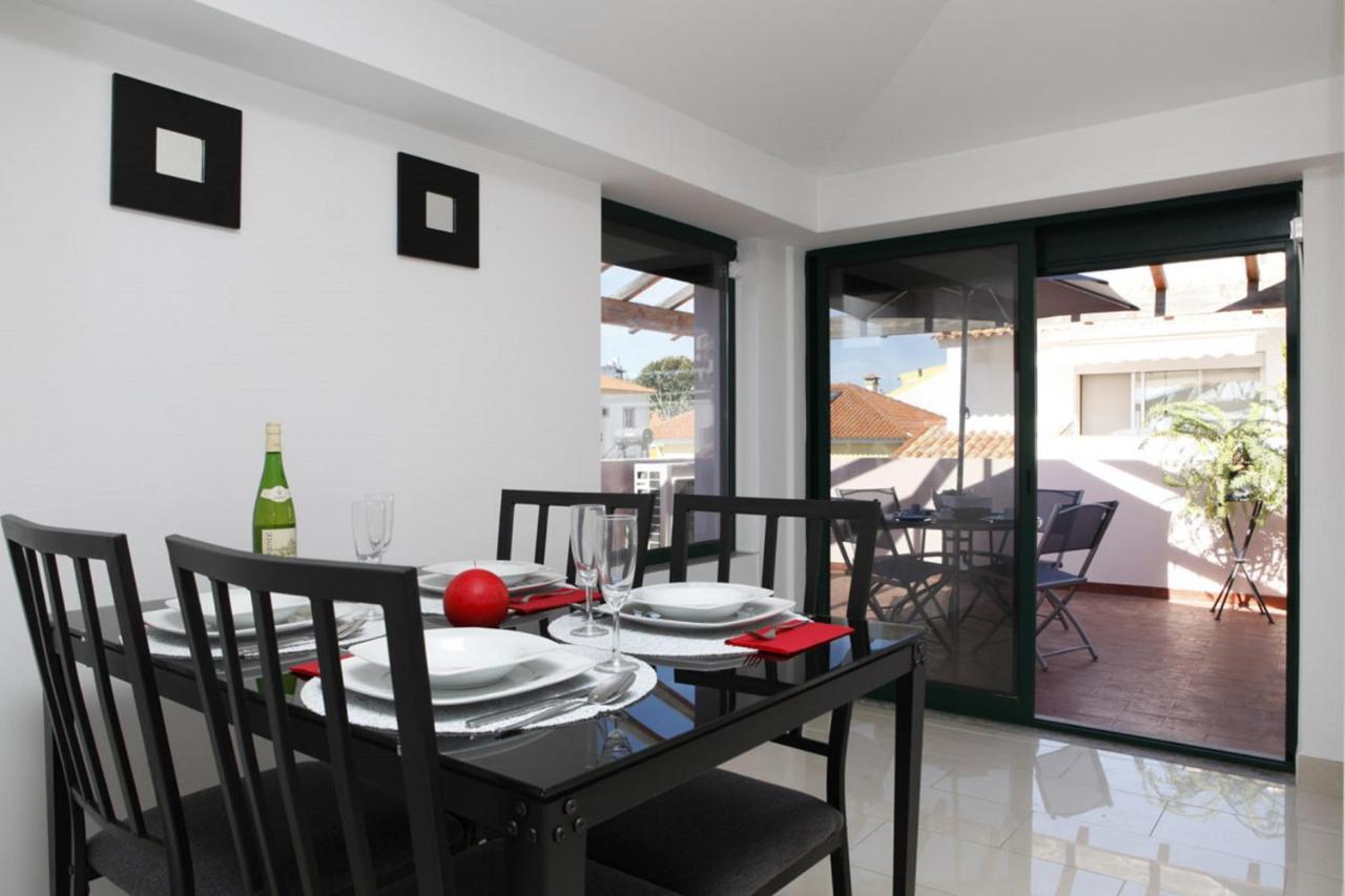 Wondrous Terrace Apartment In Cascais Center Kültér fotó