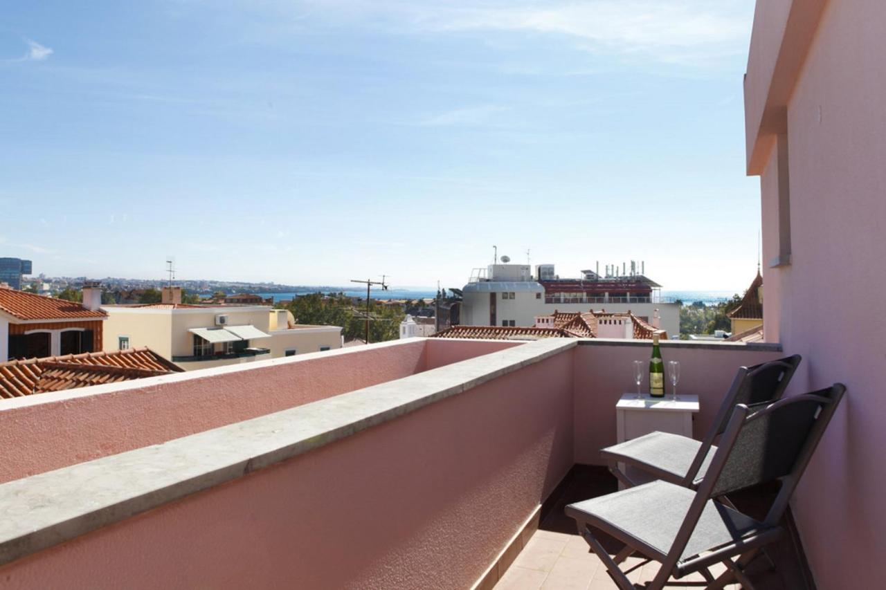 Wondrous Terrace Apartment In Cascais Center Kültér fotó