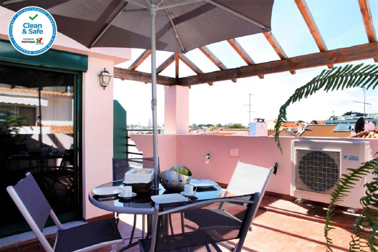 Wondrous Terrace Apartment In Cascais Center Kültér fotó